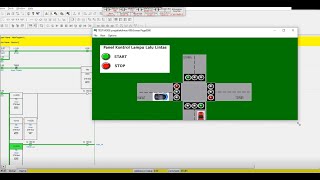 IMPLEMENTASI PROJECT SEDERHANA TRAFIC LIGHT SIMPANG 4 MENGGUNAKAN CX PROGRAMMER DAN CX DESIGNER