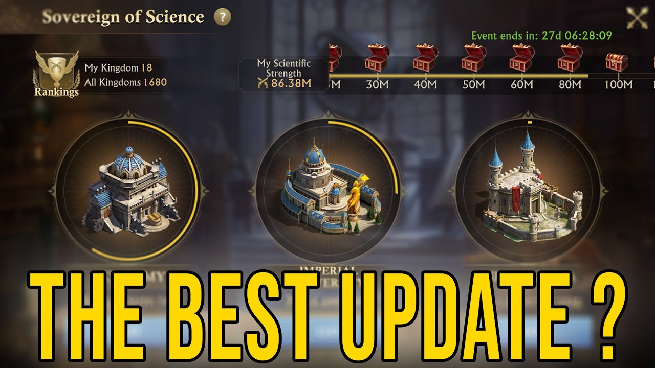 Guns of Glory 8.9.0 Update Review - Sovereign of Science