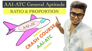 ✈️ AAI-ATC General Aptitude Crash Course | Ratio & Proportion in One Shot by HV Sir