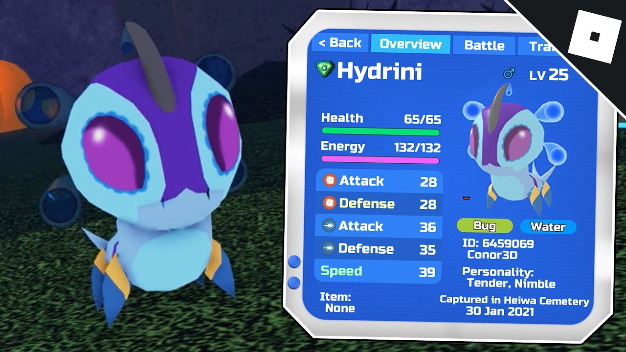 How to get HYDRINI in LOOMIAN LEGACY Roblox YouTube