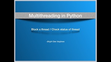 join() and is_alive() in Python