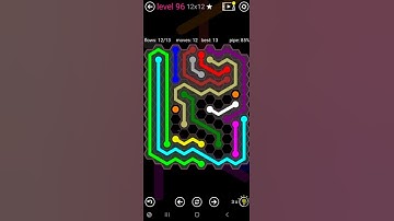 How To Solve Flow Free Hexes 12x12 Mania Level 96 Board Walk Through Solution Walkthrough