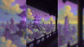 Above the Noise — Yu Ling 玉灵 | Neon Tea (Retro-Futuristic Asian)