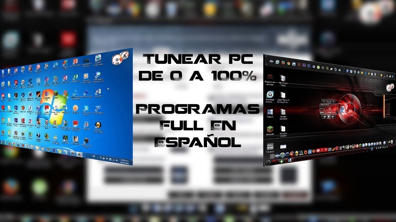 Como Tunear Tu PC De 0 A 100 Con Programas Full Y En Español 2014 [HD