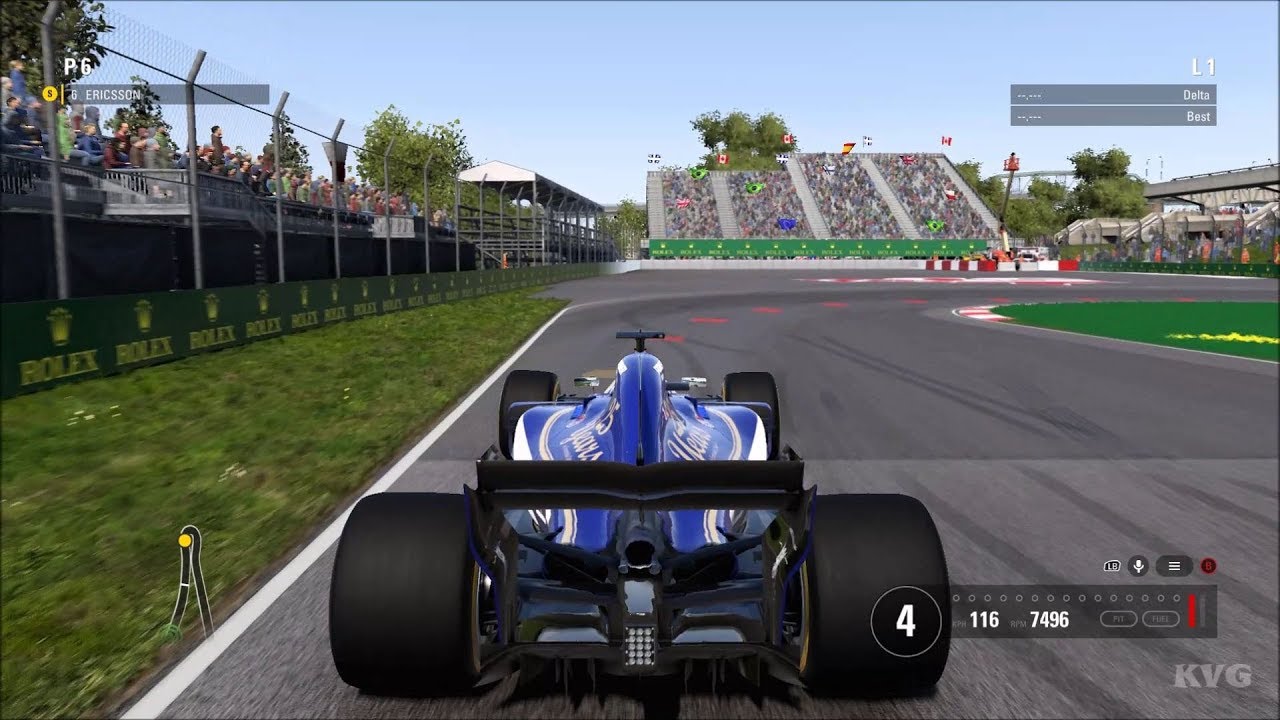 F1 2017 - Sauber C36-Ferrari 2017 - Gameplay (PC HD) [1080p60FPS]