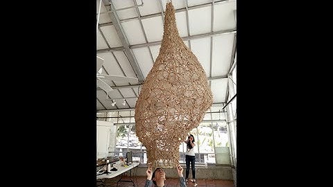 Nest-inspired 3D Printed Architecture Installation