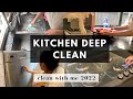 Kitchen DEEP CLEAN | CLEAN WITH ME 2022 | Joanne Elizabeth
