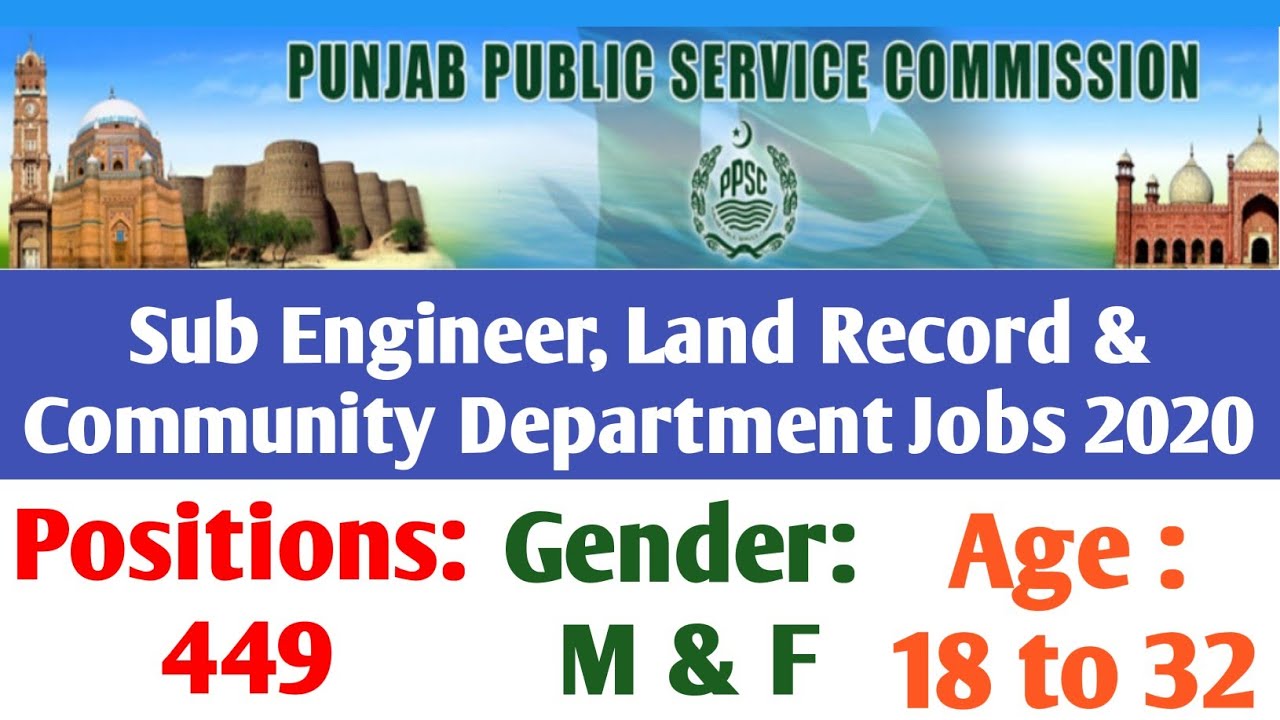 PPSC Jobs 2020 | PPSC Sub Engineer, Accountant, Building inspector Jobs 2020 | Pakistan Jobs Explore
