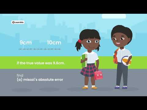 Understanding error and estimation ||learnMo