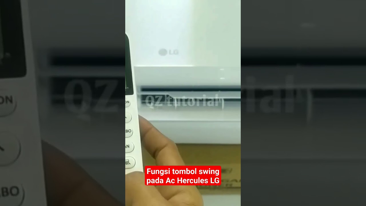fungsi tombol swing pada AC Hercules LG