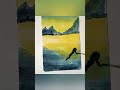 🎨 Easy Sunset Painting for Beginners | Relaxing Acrylic Art Tutorial....