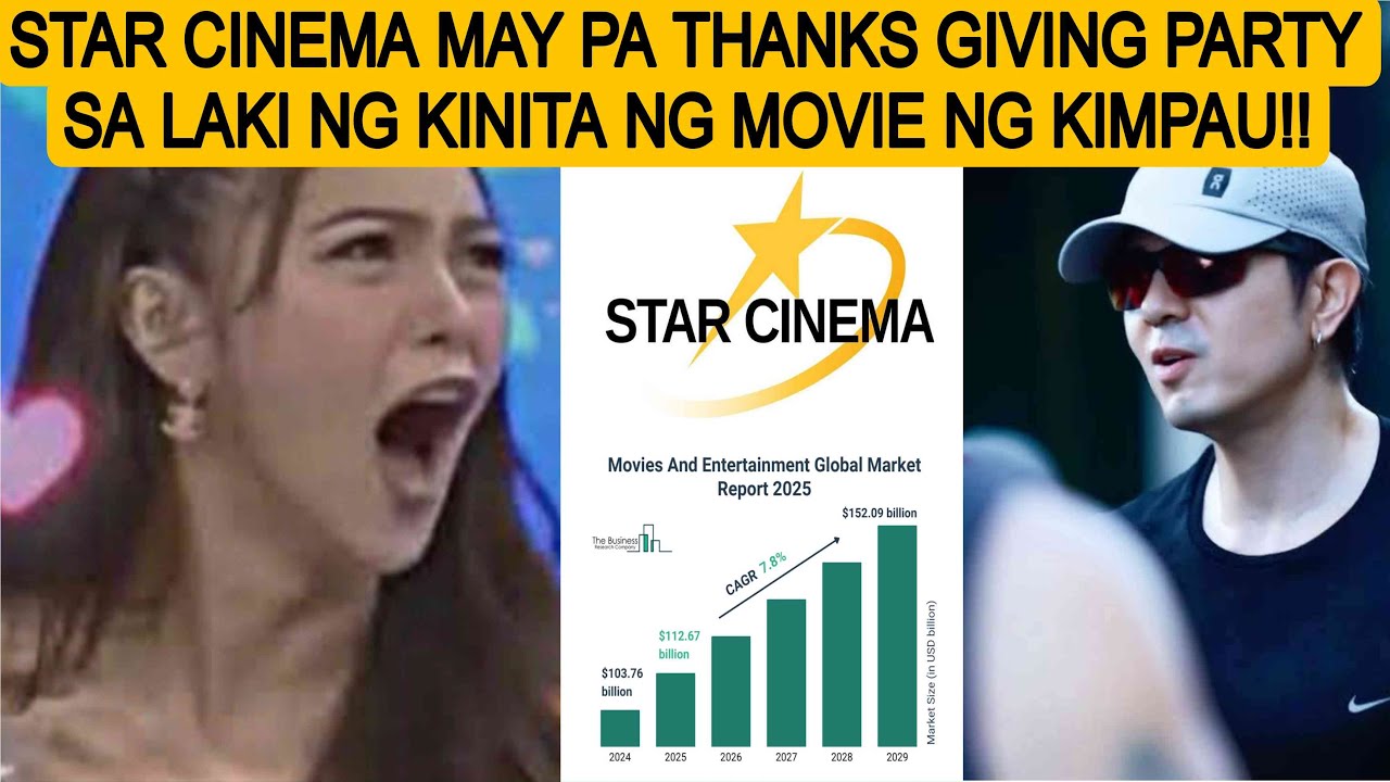 GRABE PO ITO‼️KIMPAU,BILYON KINITA❓STAR CINEMA,MAY PASABOG NA ANNOUNCE SA GROSS NG MOVIE NG KIMPAU❗