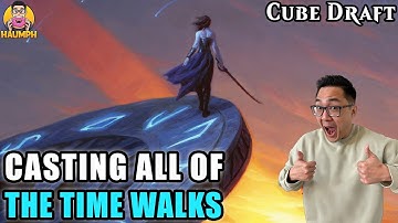 Casting All Of The Time Walks | Powered Cube Draft | MTG Arena