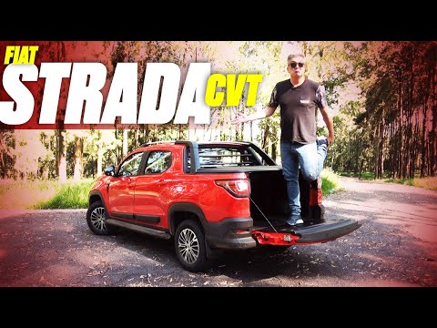 Nova Fiat Strada Automática - VERSÃO RANCH FAZ 15 KM/L COM CÂMBIO CVT E MOTOR 1.3. MAS É CARA, HEIN?