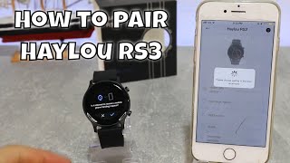 How to connect Haylou RS3 with Haylou Fit IOS App screenshot 3