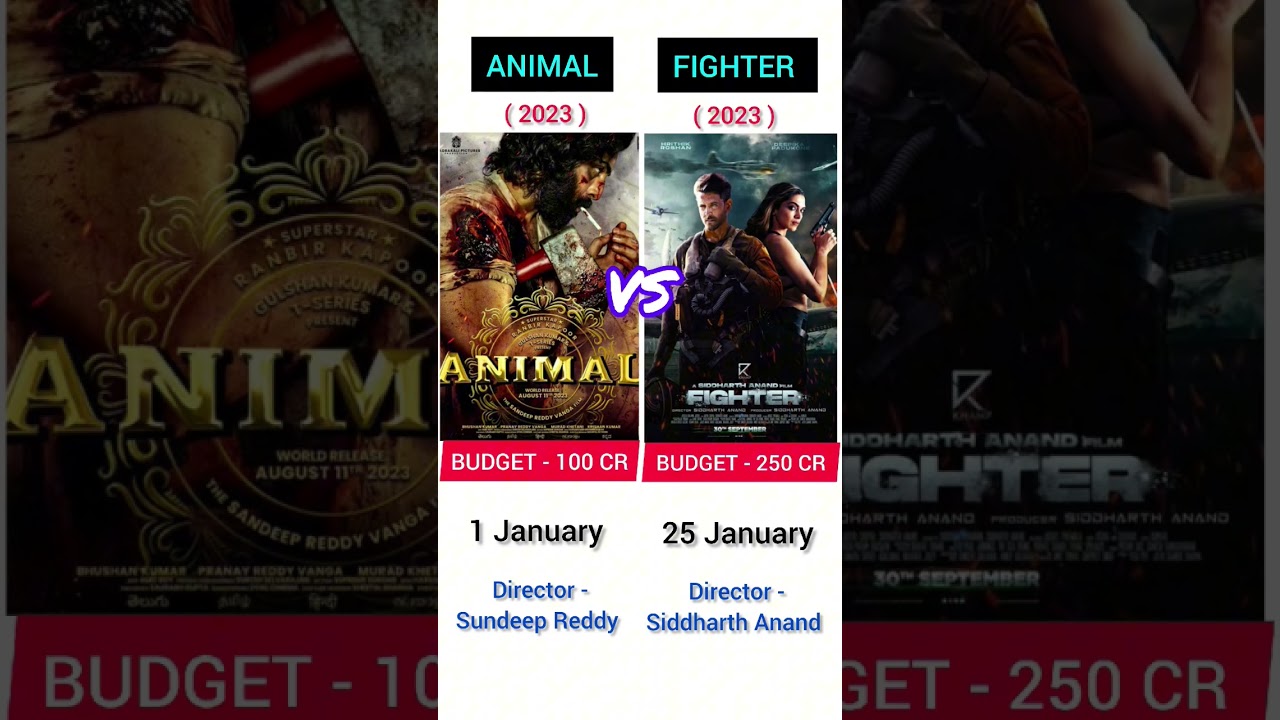 Animal VS Fighter Movie Comparison | 