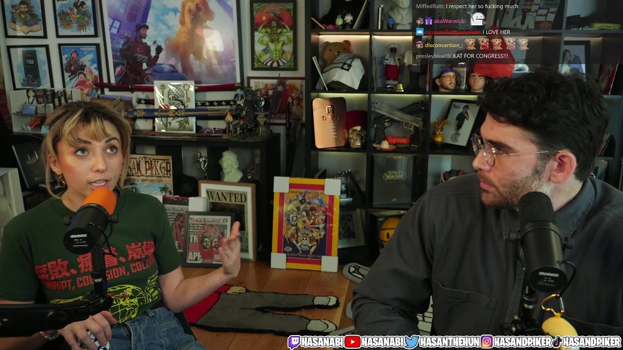 HasanAbi January 19, 2026 – Kat Abughazaleh visits