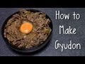 How to Make Gyudon☆美味しい牛丼