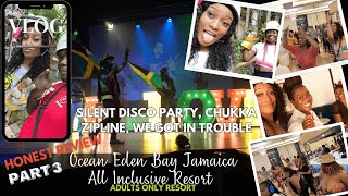 Silent Disco Party, Ocean Eden Bay Jamaica, CHUKKA Zipline, We Got In Trouble | ImTiffanyNicole