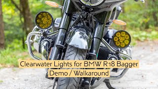 Review of Clearwater&#39;s Dixi LED Lights for BMW R18 Bagger / Transcontinental