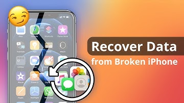 [3 Ways] How to Recover Data from Broken iPhone with/without Backup