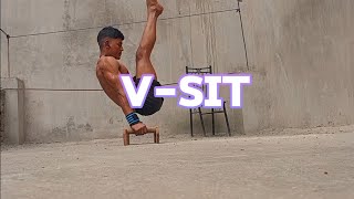 V Sit ( Bodyweight Skill) Gymnast Suman