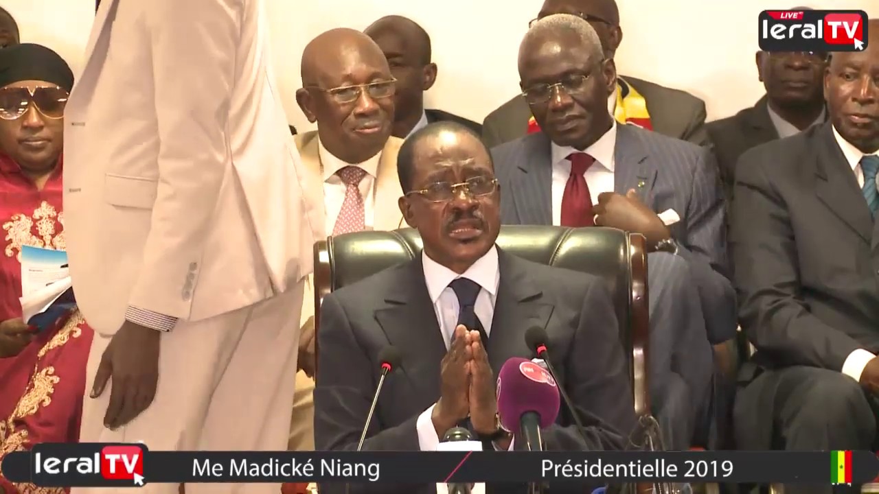 Me Madické Niang assure qu'il sera candidat à la Présidentielle 2019