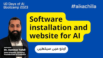 Software installation | Essential Software for Learning Artificial Intelligence #urduhinditutorial