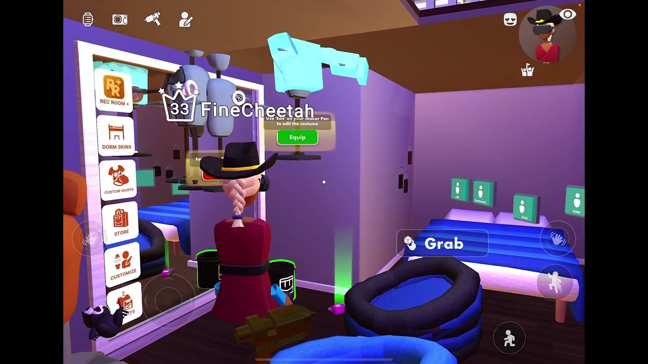 Rec Room full body dream