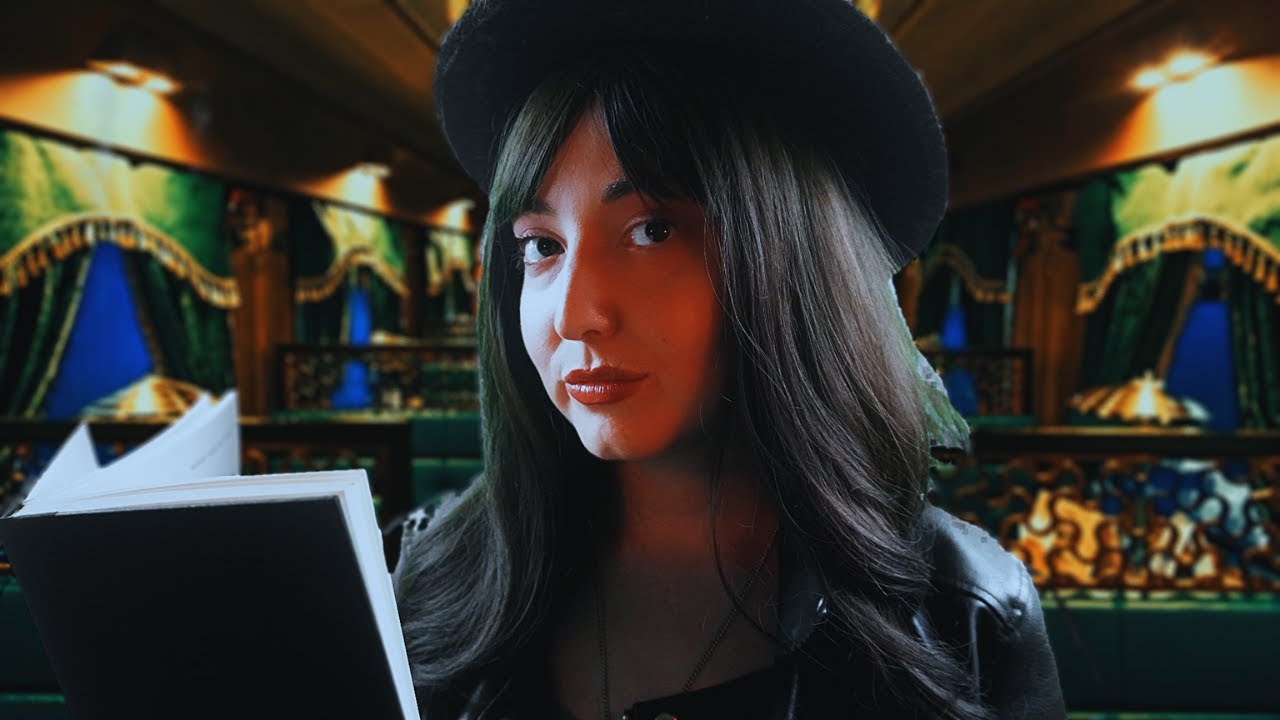 ASMR | Stuck in a Time LOOP with a Stranger on the Train 🕰  (train ambience,rain)