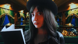 ASMR | Stuck in a Time LOOP with a Stranger on the Train 🕰  (train ambience,rain)