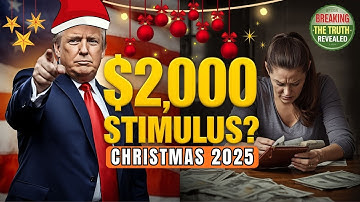$2000 Stimulus Check Christmas 2025 | Trump