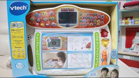 NEW Vtech Toy Unboxing I Vtech Write & Learn Creative Center I Draw and explore Interactive toys