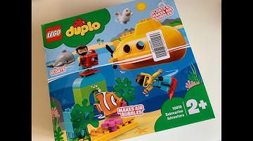 DUPLO  Submarine adventure (10910) - Unboxing & Build.