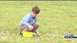 Annual Great Egg Drop brings joy and unity to Bryan community on Easter Sunday