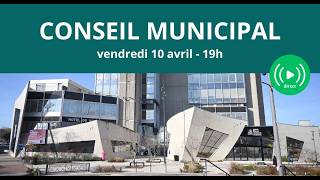Conseil municipal<br/>vendredi 10 avril 2026
