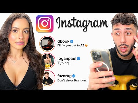 Reading My Girlfriends Instagram Dms.. **Shocking Messages**