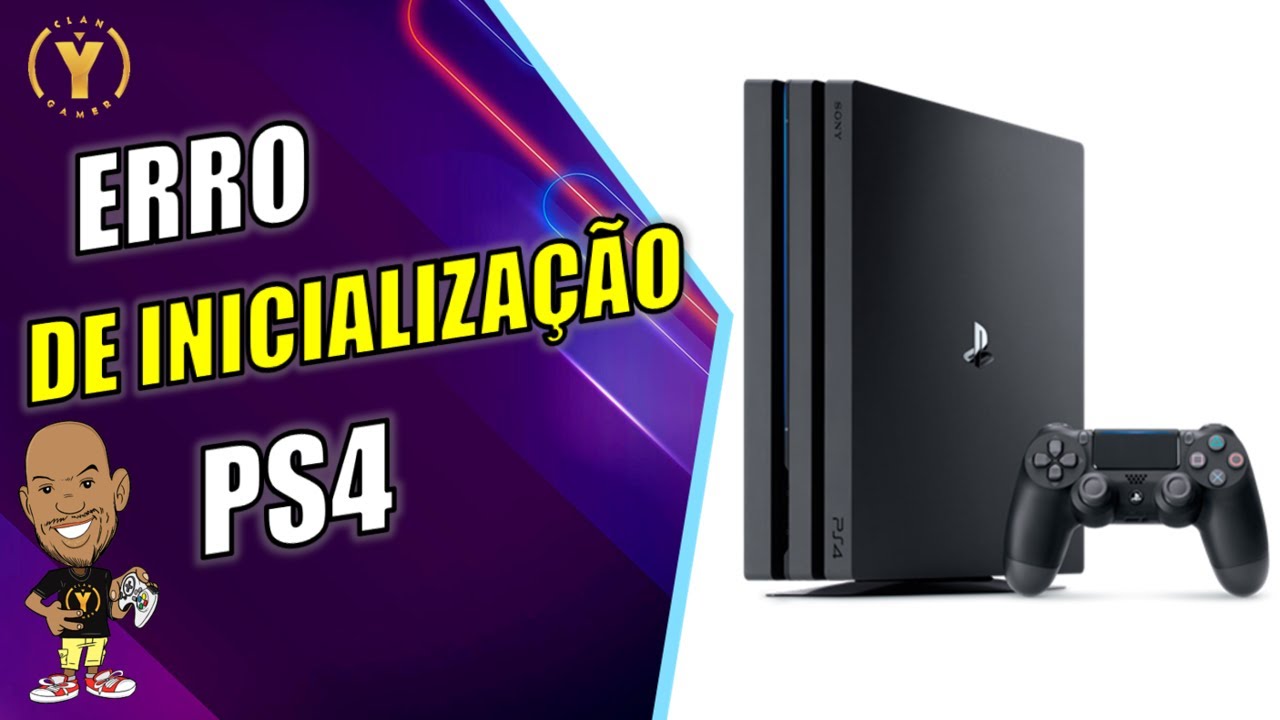 Como resolver erro de inicialização do PS4 - YouTube