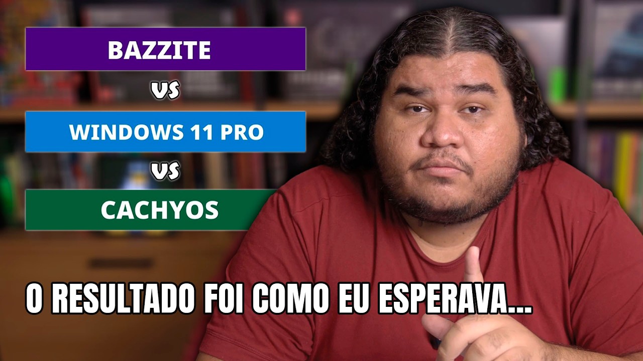Eu testei o Bazzite vs Windows 11 vs CachyOS | Linux vs Windows