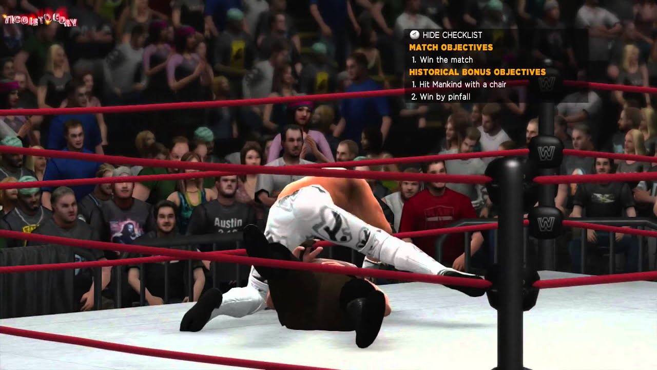 WWE 13  ATTITUDE MODE RISE OF DX MATCH 1