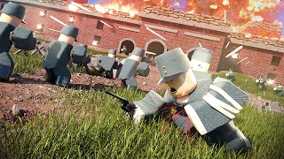 This is the BIGGEST Roblox Trench War Ever... WW1 Roblox Entrenched