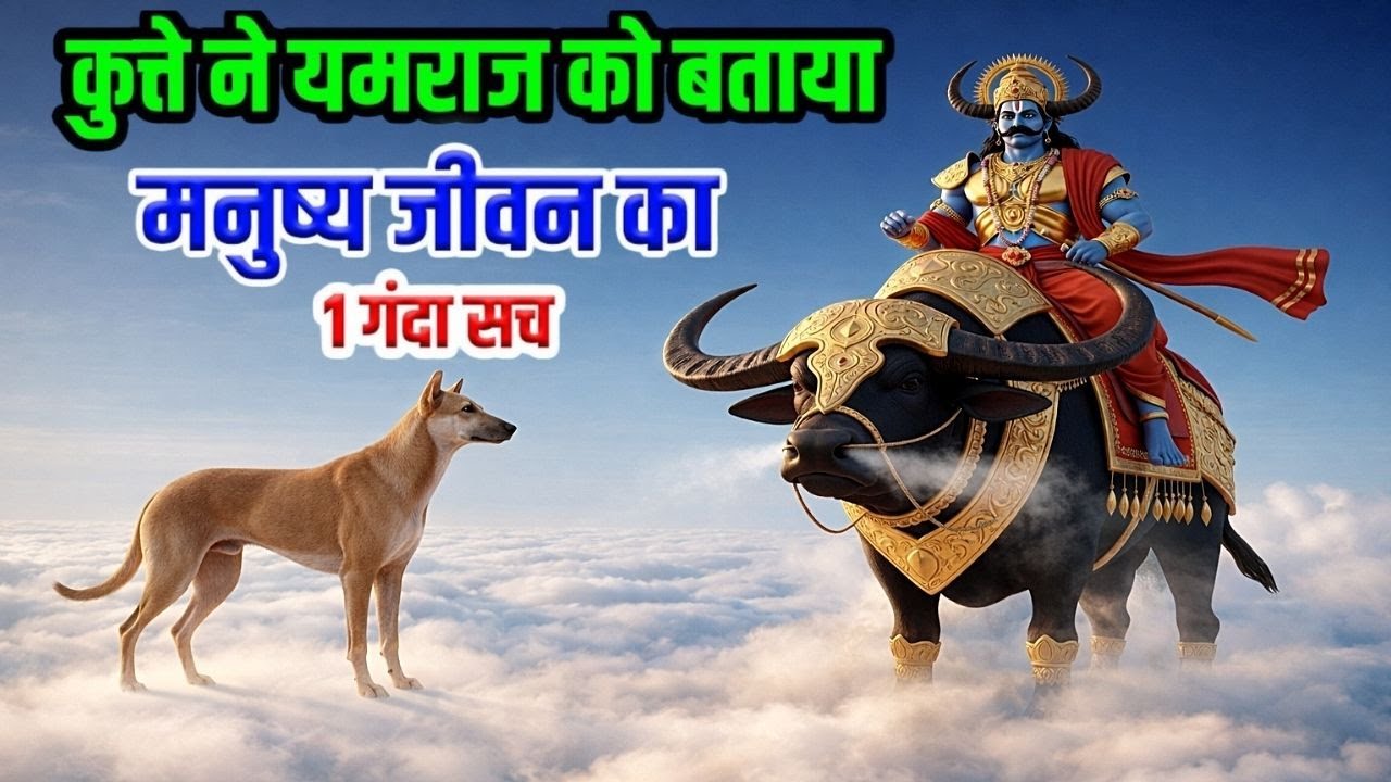 एक कुत्ते ने यमराज को बताया मनुष्य जीवन का गंदा सच | Swarg Narak Rahasya | Vishnu Katha |