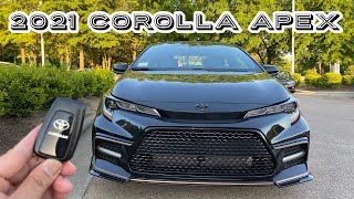 2021 Toyota Corolla SE APEX Walk around / Sound / Visual review #toyotacorollaapex #corollaapex