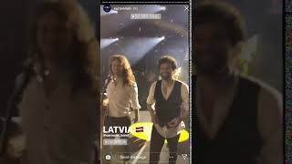 1ST REHEARSAL | Carousel ‘That Night’ - Latvia | Semi-Final 2 Walk-In  (Eurovision 2019)