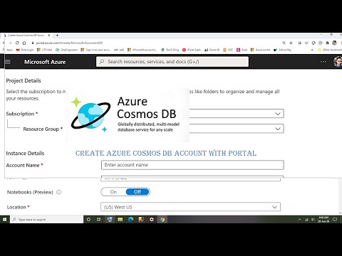Create Cosmos DB Account With Azure Portal