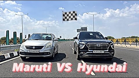 SWIFT DZIRE VS CRETA : DRAG RACE