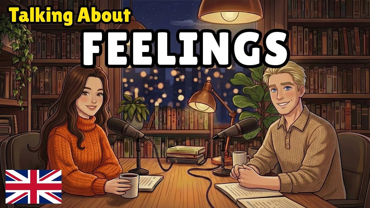 How to Talk About Your Feelings in English | English Conversation Practice