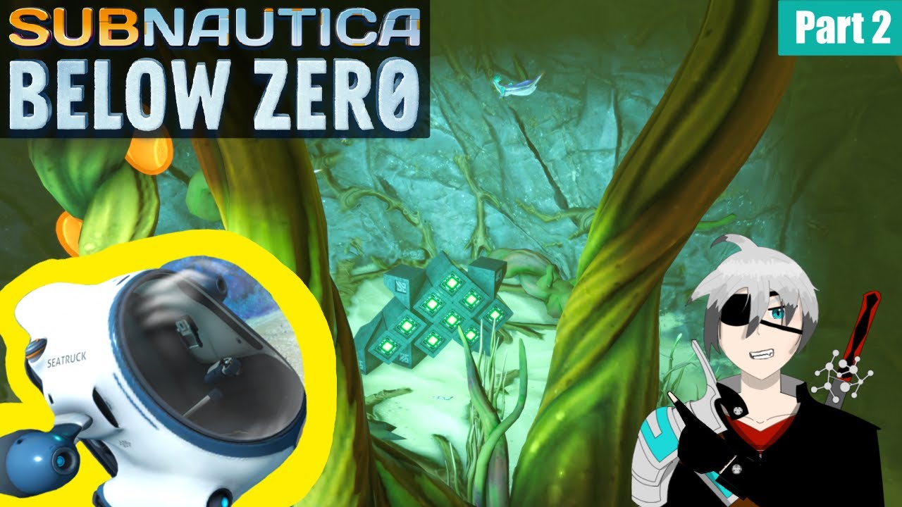 [BELOW ZERO] New vehicle!  Fenicr explores a massive Sea Monkey's nest.