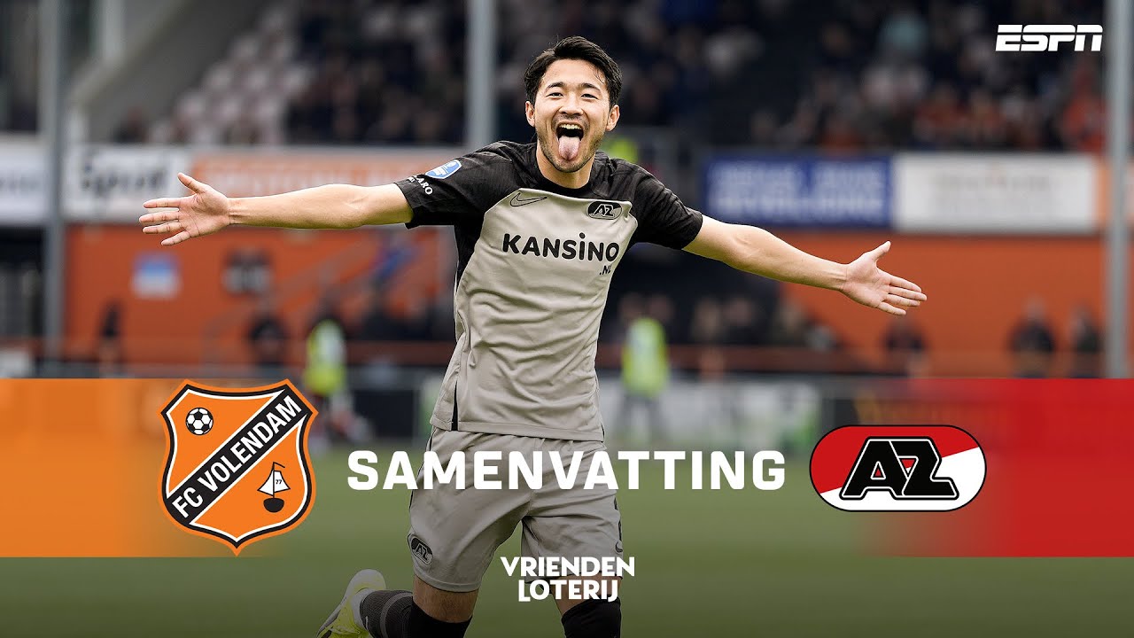 AZ WALST over VOLENDAM heen, HEERLIJKE vrije trap SUGAWARA! 💫 | Samenvatting FC Volendam - AZ