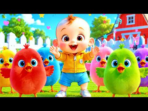Colorful Chicks🐤 Fun with the Nick | Nursery Rhymes Songs for baby | Cartoon KIDS